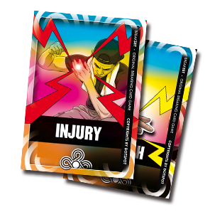 Wielokolorowe Crash i Injury